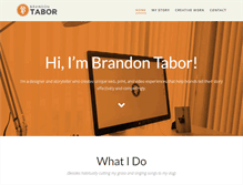 Tablet Screenshot of brandontabor.com